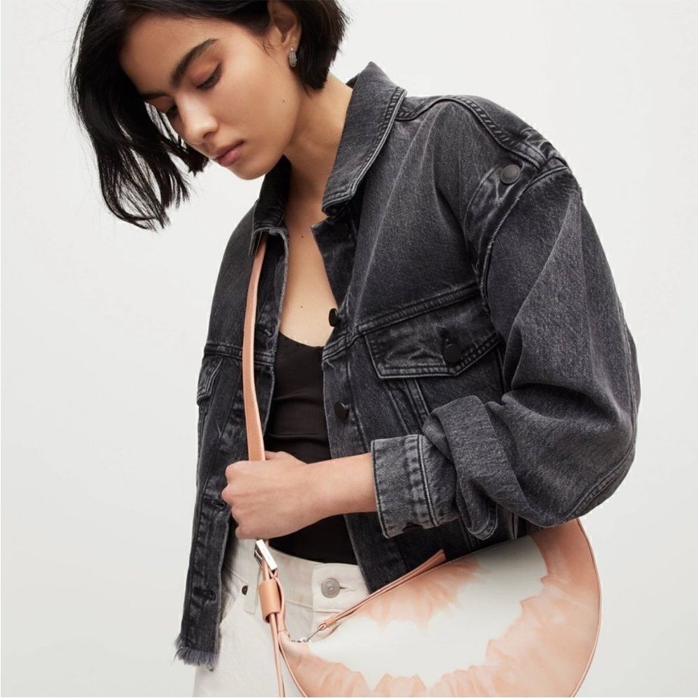 ALLSAINTS Half Moon Cross-Body Tie Dye Bag